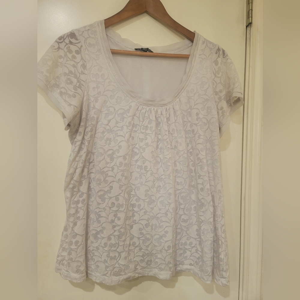 Carole Little Woman white shirt